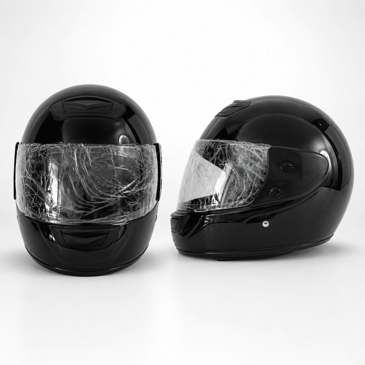 Black Motorcycle Helmet in Kenya