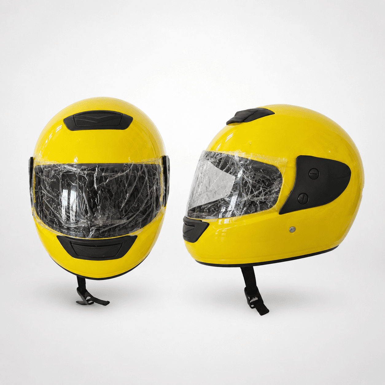 Yellow Motorcycle Helmet in Kenya